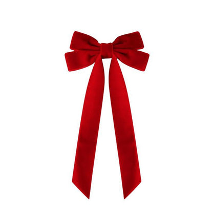 Velvet Hair Bow Holiday Accessories