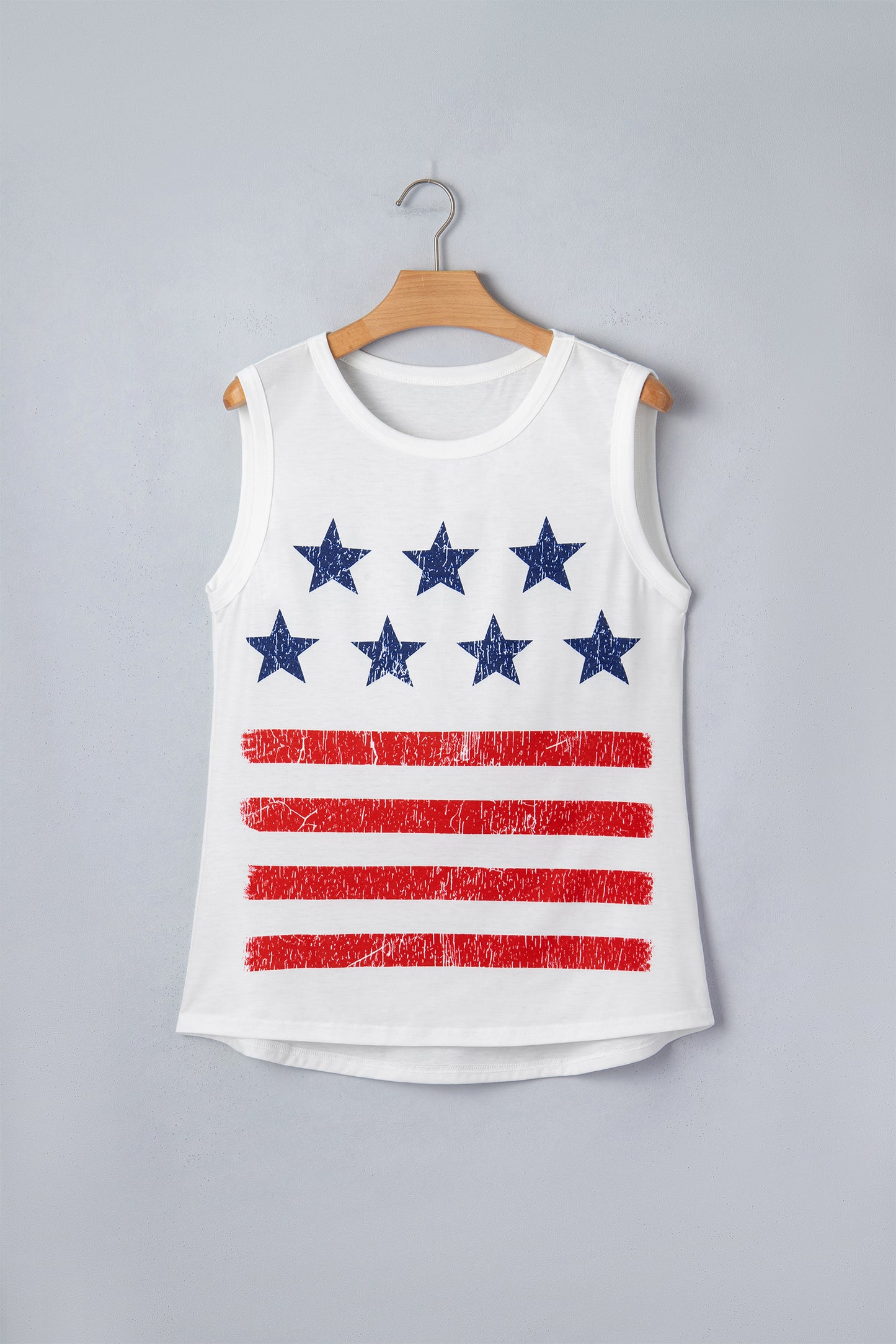 Vintage Stars & Stripes Graphic Tank Top