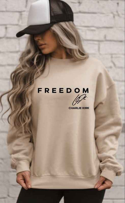 Freedom Kirk Graphic Crewneck Sweatshirt