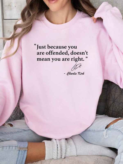 Offended Kirk Graphic Crewneck Sweatshirt