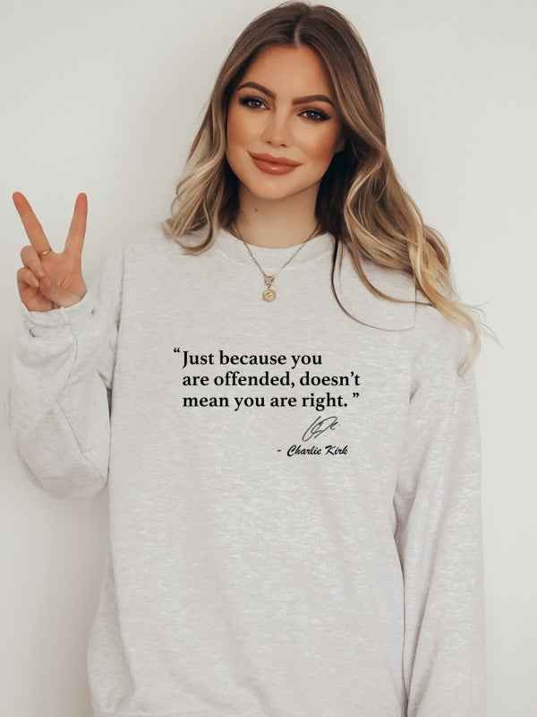 Offended Kirk Graphic Crewneck Sweatshirt