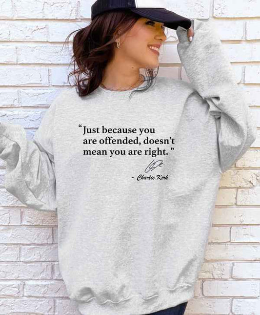 Offended Kirk Graphic Crewneck Sweatshirt
