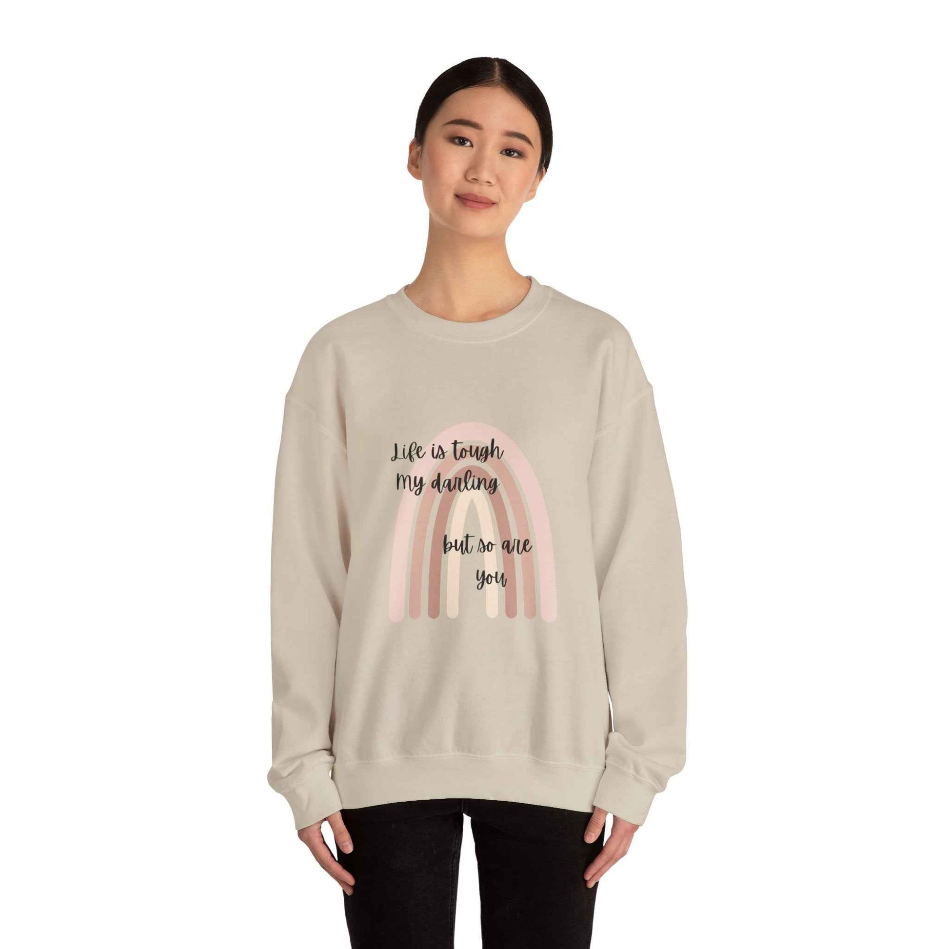 Life is tough: Adult Crewneck Sweatshirt - The Eggy's store