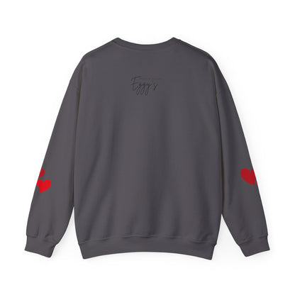 Love and Hearts Adult Love Hearts Sweatshirt Women's Top