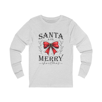 Santa Long Sleeve Shirt for Festive Comfort Women's Sweatshirt - The Eggy's store