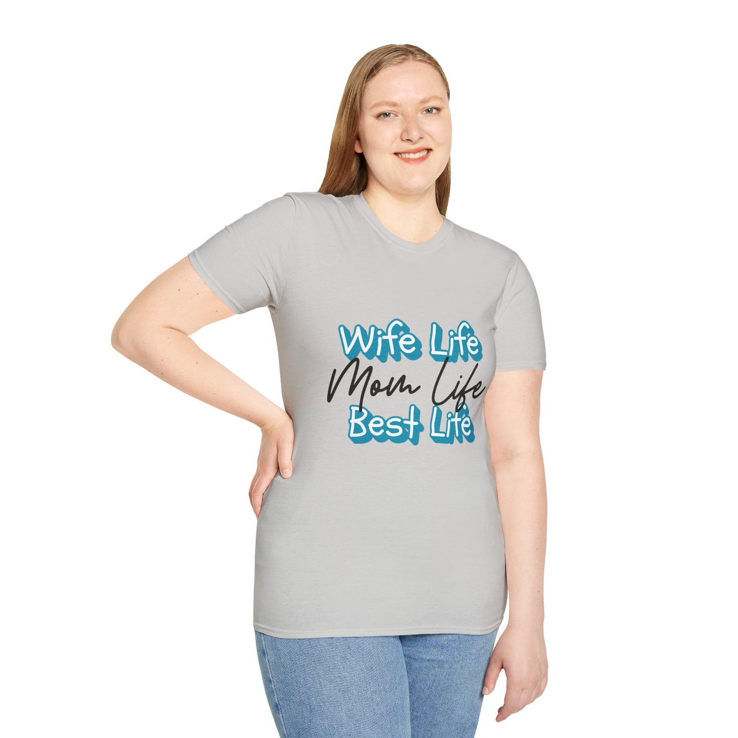 Best Life Mom Life Adult T-Shirt