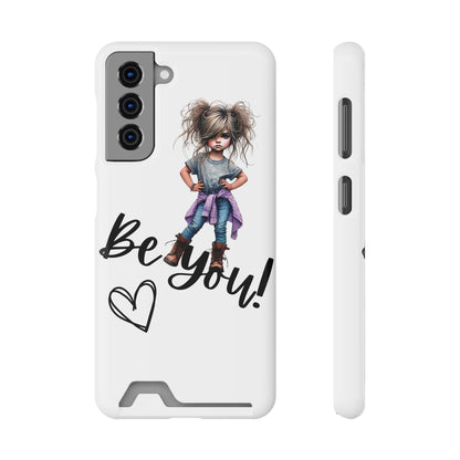 Be You Phone Case With Card Holder - Stylish and Functional Be You Phone Case - The Eggy's store