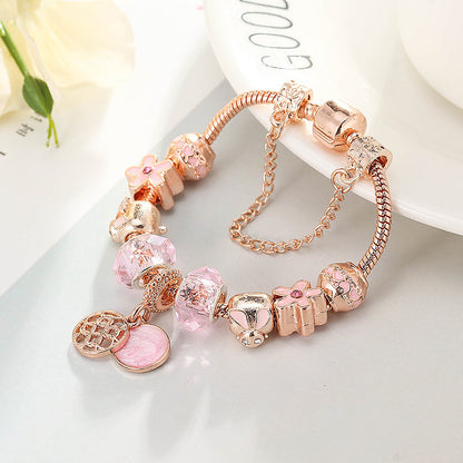 Fashion Love Geometric Rose Gold Bracelet for Women's Jewelry - The Eggy's store