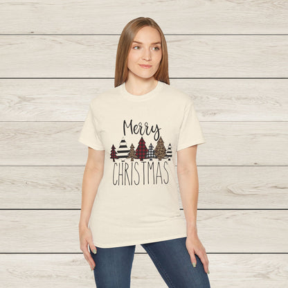 Merry Christmas Unisex Tee, Holiday Shirt, Christmas Gift, Cozy Casual Wear, Seasonal Fashion, Winter Apparel