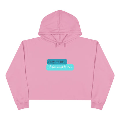 Sorry Crop Hoodie: Stylish Adult Sweatshirt for Comfort and Style Women's Top - The Eggy's store