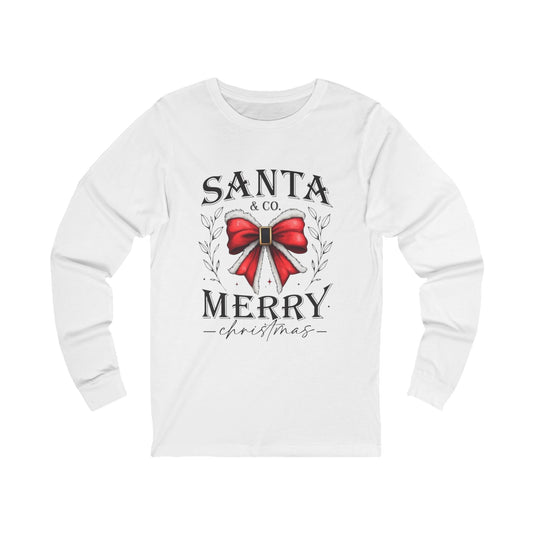 Santa Long Sleeve Shirt for Festive Comfort Women's Sweatshirt - The Eggy's store