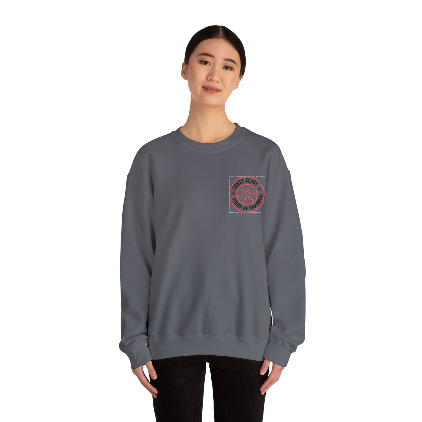 Embroidered Christmas Stamp Women's  Sweatshirt - The Eggy's store