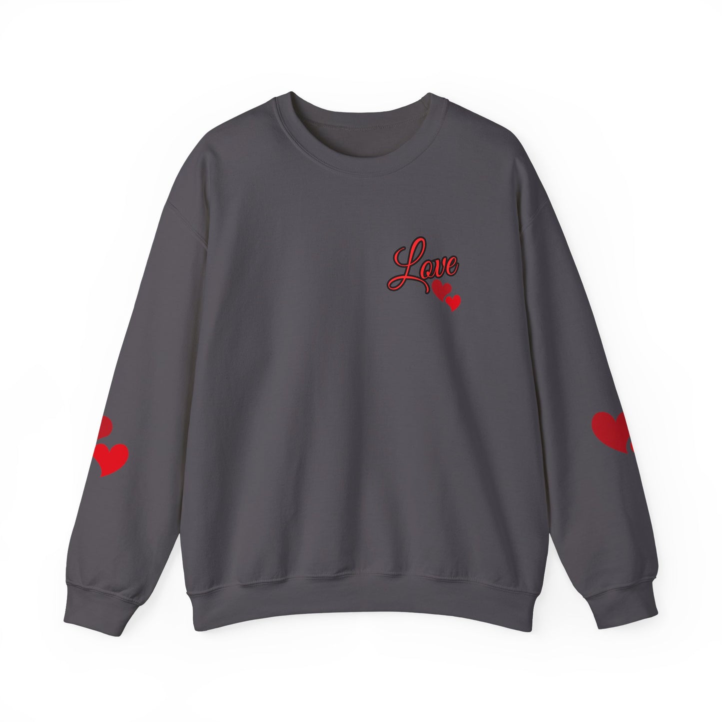 Love and Hearts Adult Love Hearts Sweatshirt Women's Top