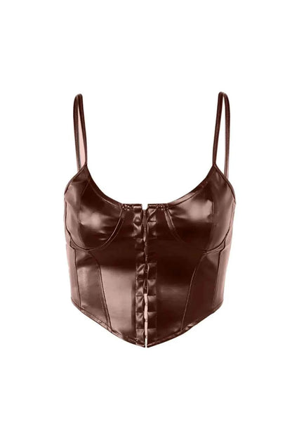 Scoop Neck Spaghetti Strap Cami Women's Top