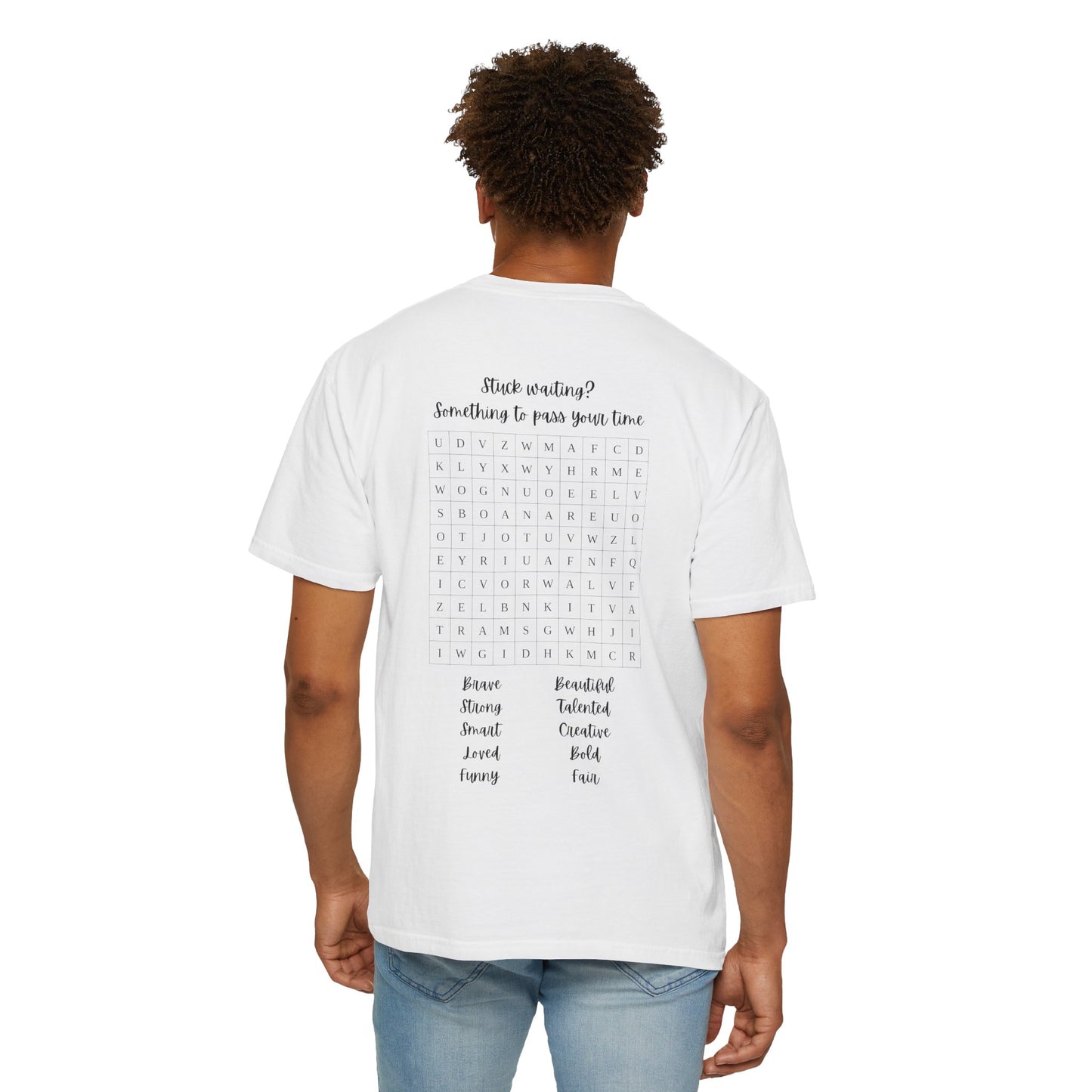 Word Search Women's T-shirt - Fun Puzzle Design for Adults