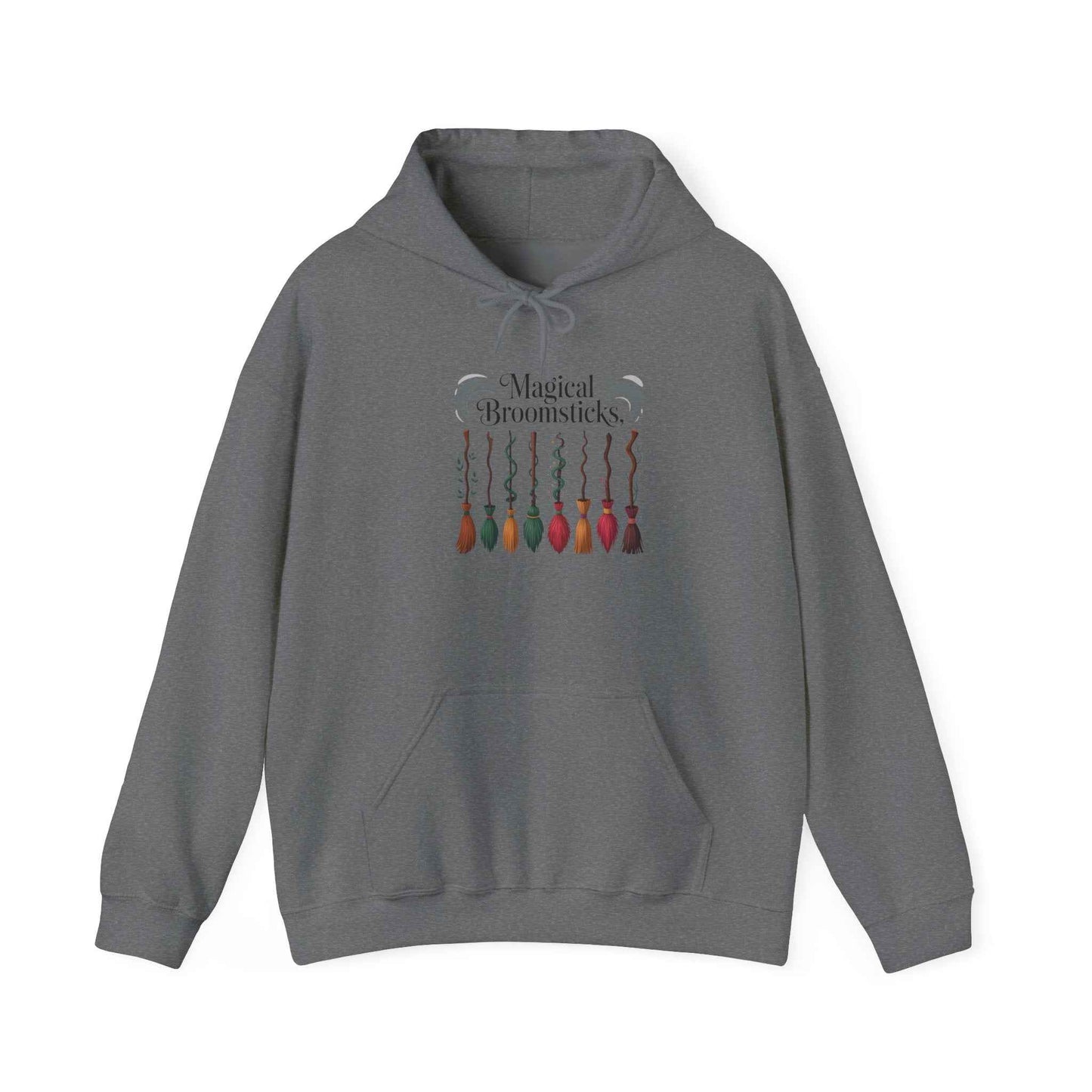 Magical Broomsticks Hoodie - Cozy Unisex Heavy Blend Sweatshirt for Wizarding Fans, Ideal for Halloween, Gifts, and [...]