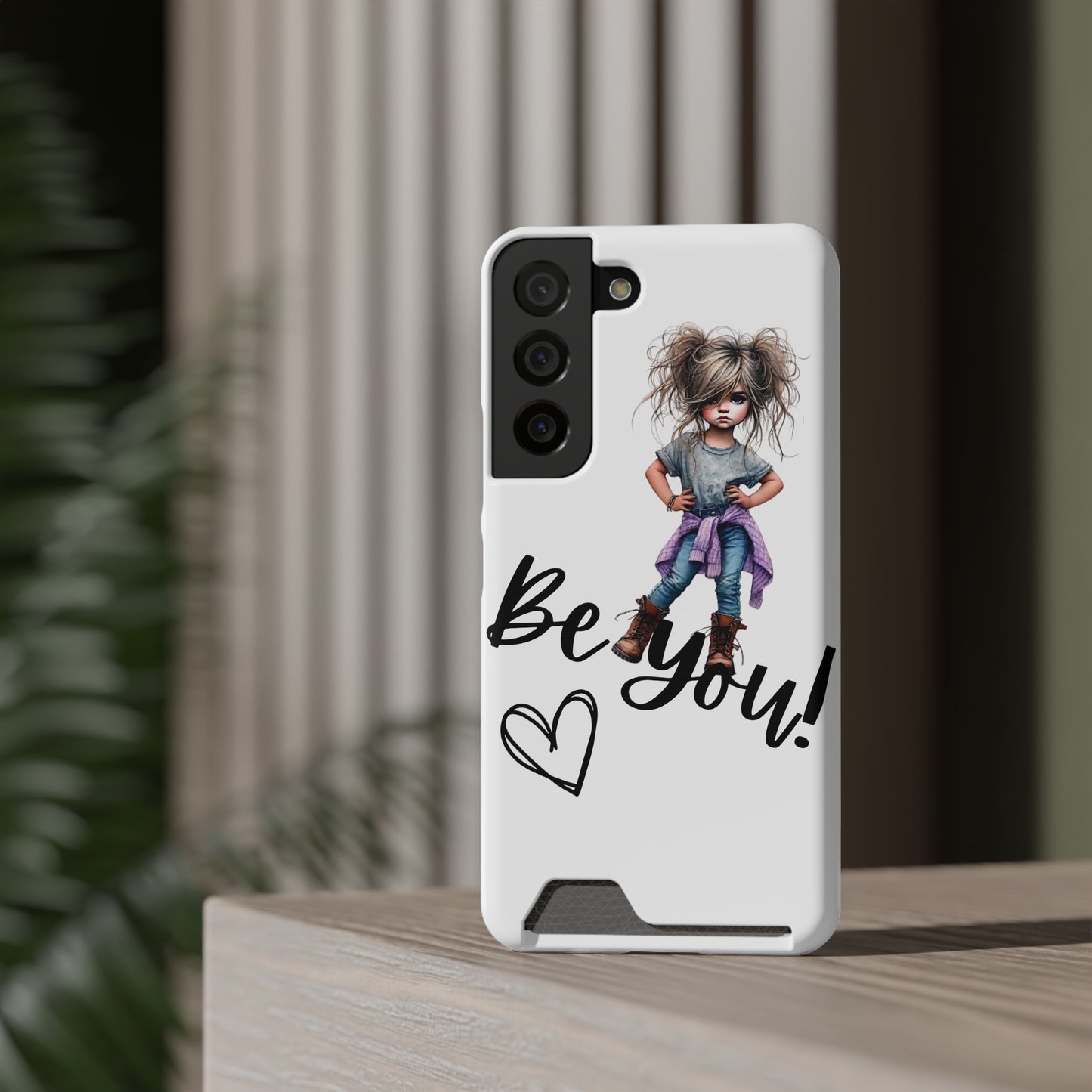 Be You Phone Case With Card Holder - Stylish and Functional Be You Phone Case - The Eggy's store