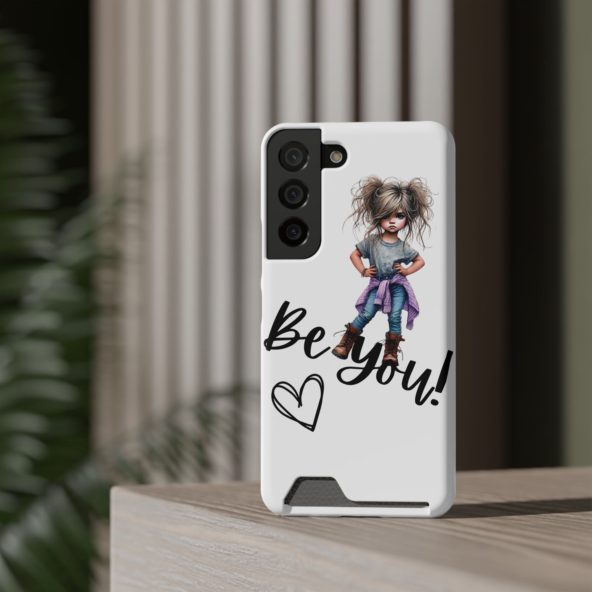 Be You Phone Case With Card Holder - Stylish and Functional Be You Phone Case - The Eggy's store