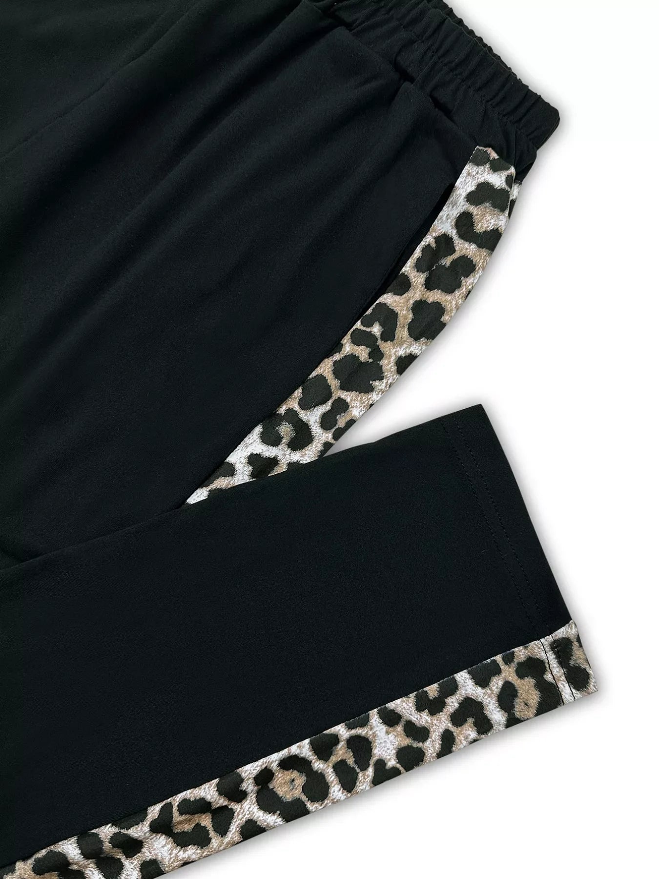 Leopard Print Two-Piece Set