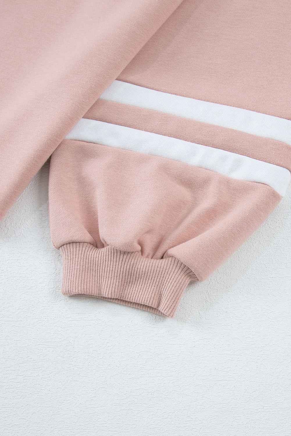 Varsity Stripe Patchwork Pullover and Pant Set