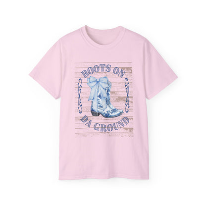 Western Song Cowboy Women's T-Shirt, Boots Graphic T-Shirt, Rural Lifestyle Top, Country Music Concert Apparel, Vintage Ranch Style Shirt - The Eggy's store