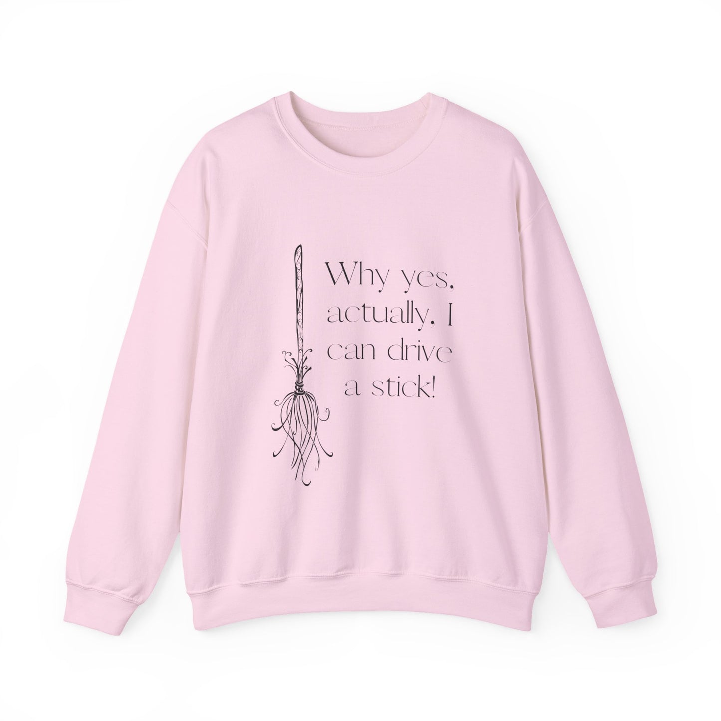 Whimsical Witch Crewneck Sweatshirt, Cozy Fall Fashion, Halloween Gift, Magical Sweatshirt, Unisex Spooky Apparel