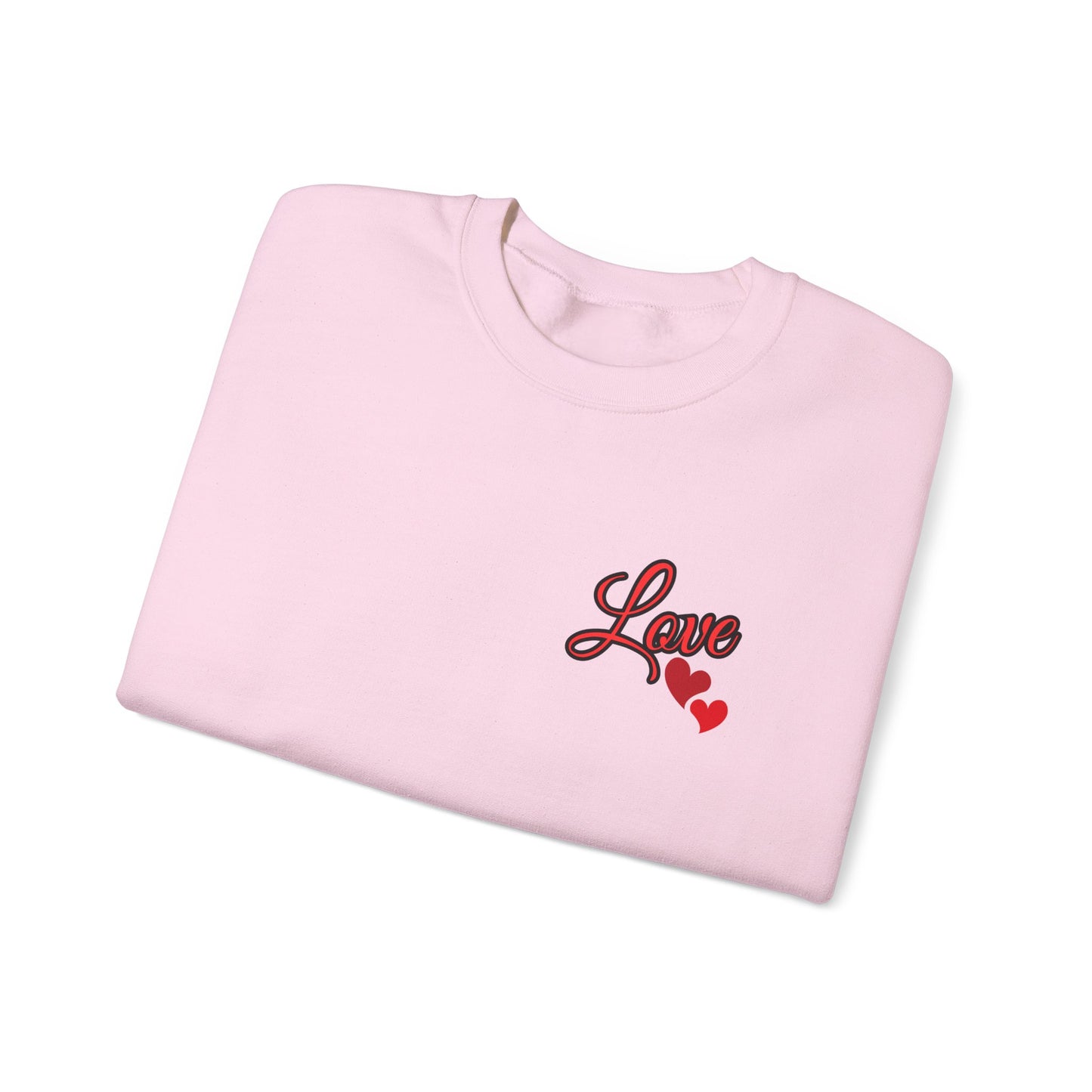 Love and Hearts Adult Love Hearts Sweatshirt Women's Top