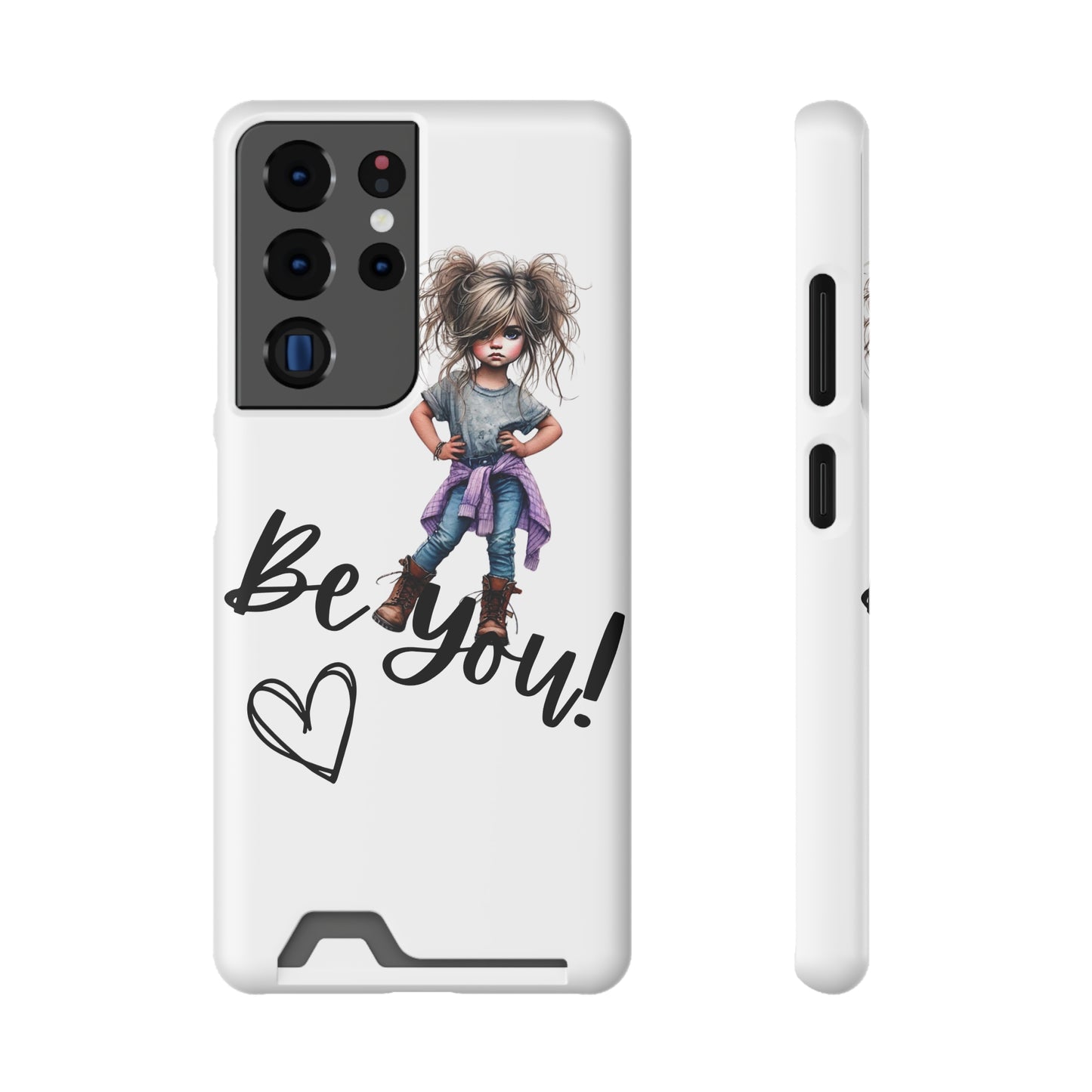 Be You Phone Case With Card Holder - Stylish and Functional Be You Phone Case - The Eggy's store