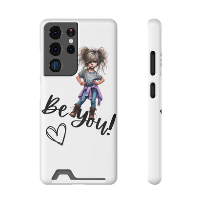 Be You Phone Case With Card Holder - Stylish and Functional Be You Phone Case - The Eggy's store