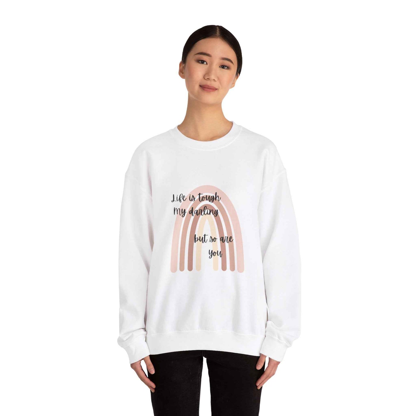 Life is tough: Adult Crewneck Sweatshirt - The Eggy's store