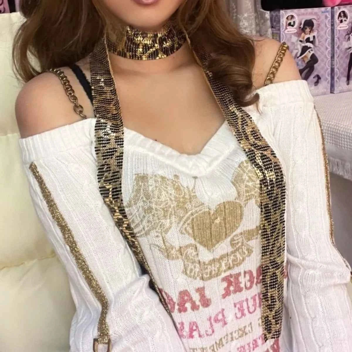 Sequin Glamour Holiday Scarf