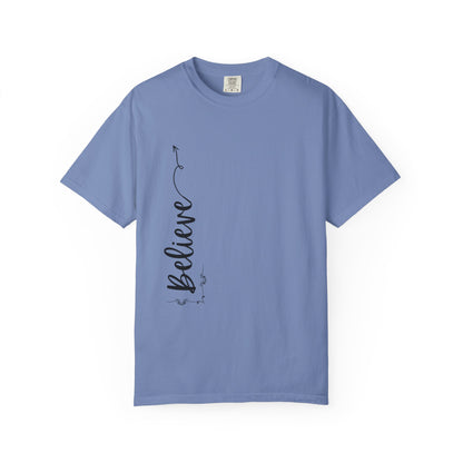 Believe Women's T-shirt for Adults - Inspirational Apparel - The Eggy's store