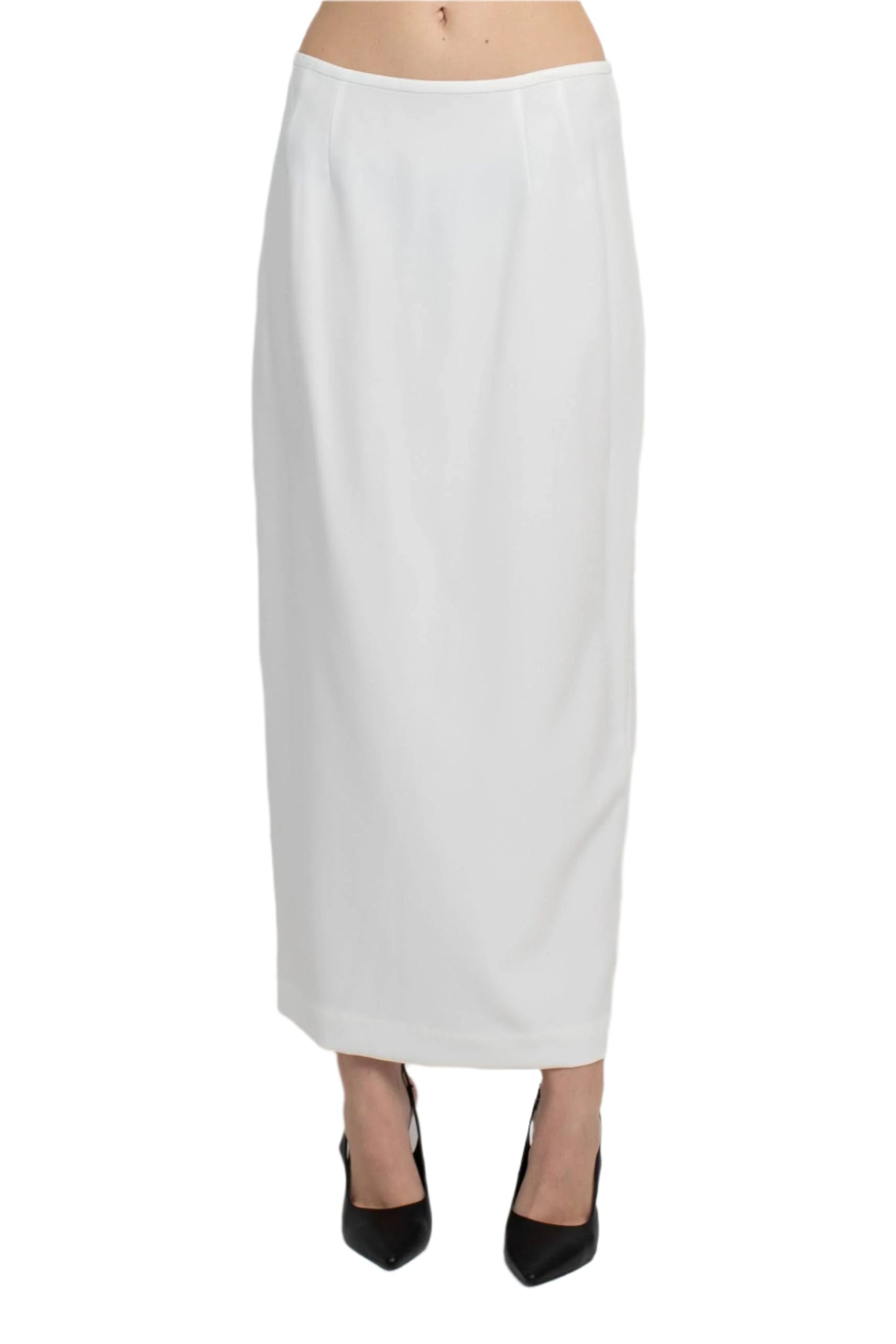 Le Suit Shawl Collar 2 Button Closure Crepe Jacket with Zipper Back Column Skirt (Two Piece)