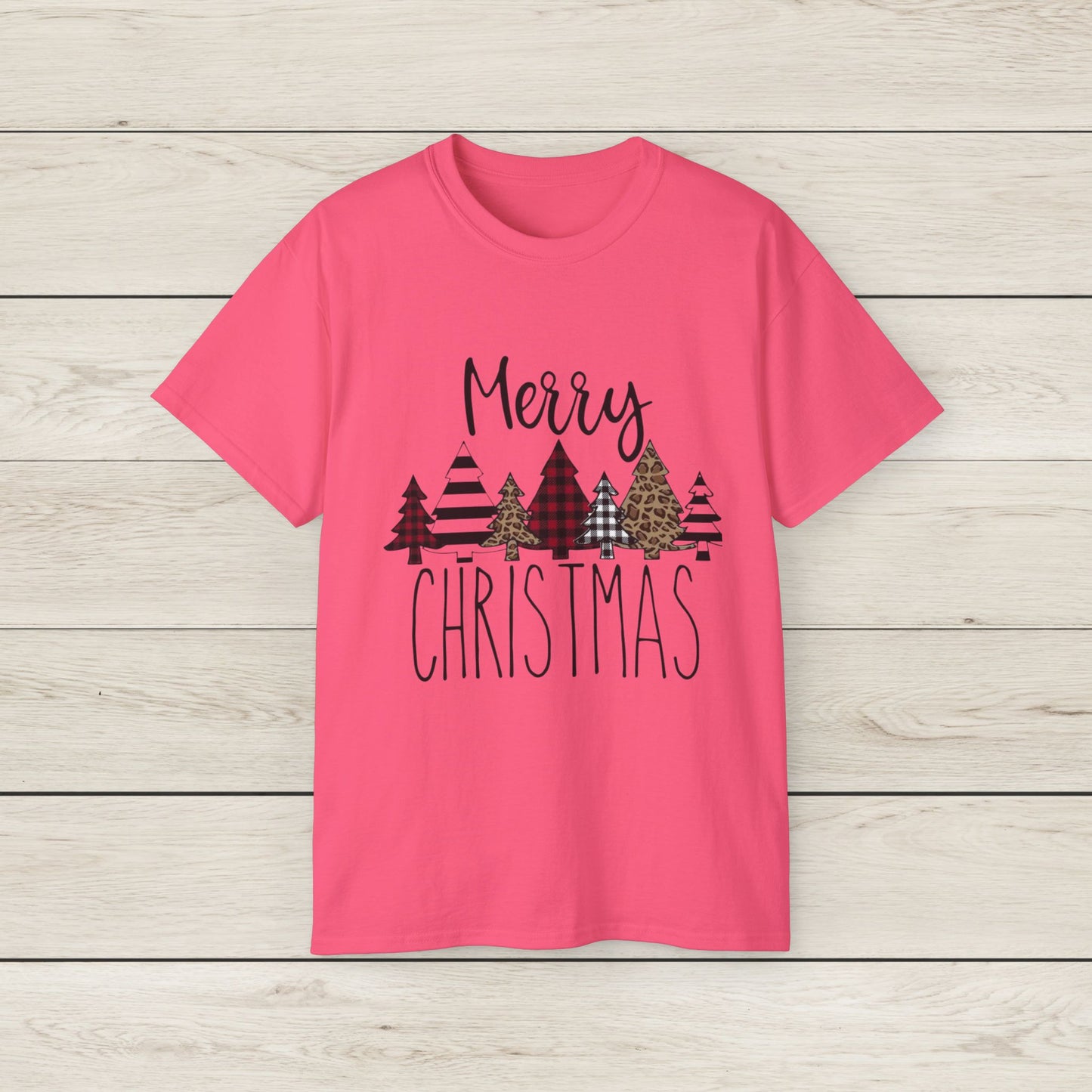 Merry Christmas Unisex Tee, Holiday Shirt, Christmas Gift, Cozy Casual Wear, Seasonal Fashion, Winter Apparel