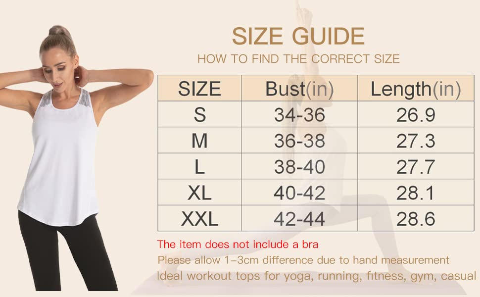 Women's Workout Tank Tops for Women Racerback Tank Tops Mesh Yoga Shirts Athletic Running Tank Tops Sleeveless Gym Clothes Orange