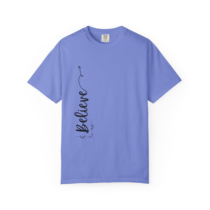 Believe Women's T-shirt for Adults - Inspirational Apparel - The Eggy's store