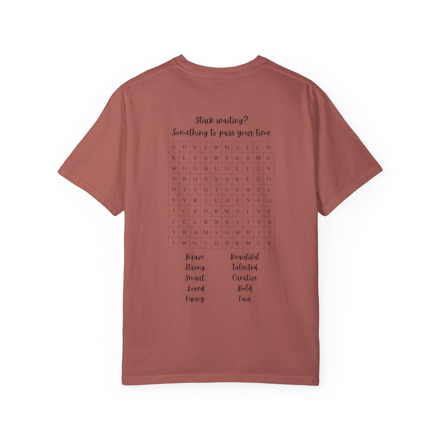 Word Search Women's T-shirt - Fun Puzzle Design for Adults