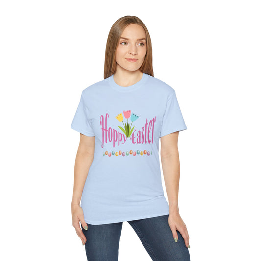 Hoppy Easter Adult T-shirt - Perfect Gift for Adults