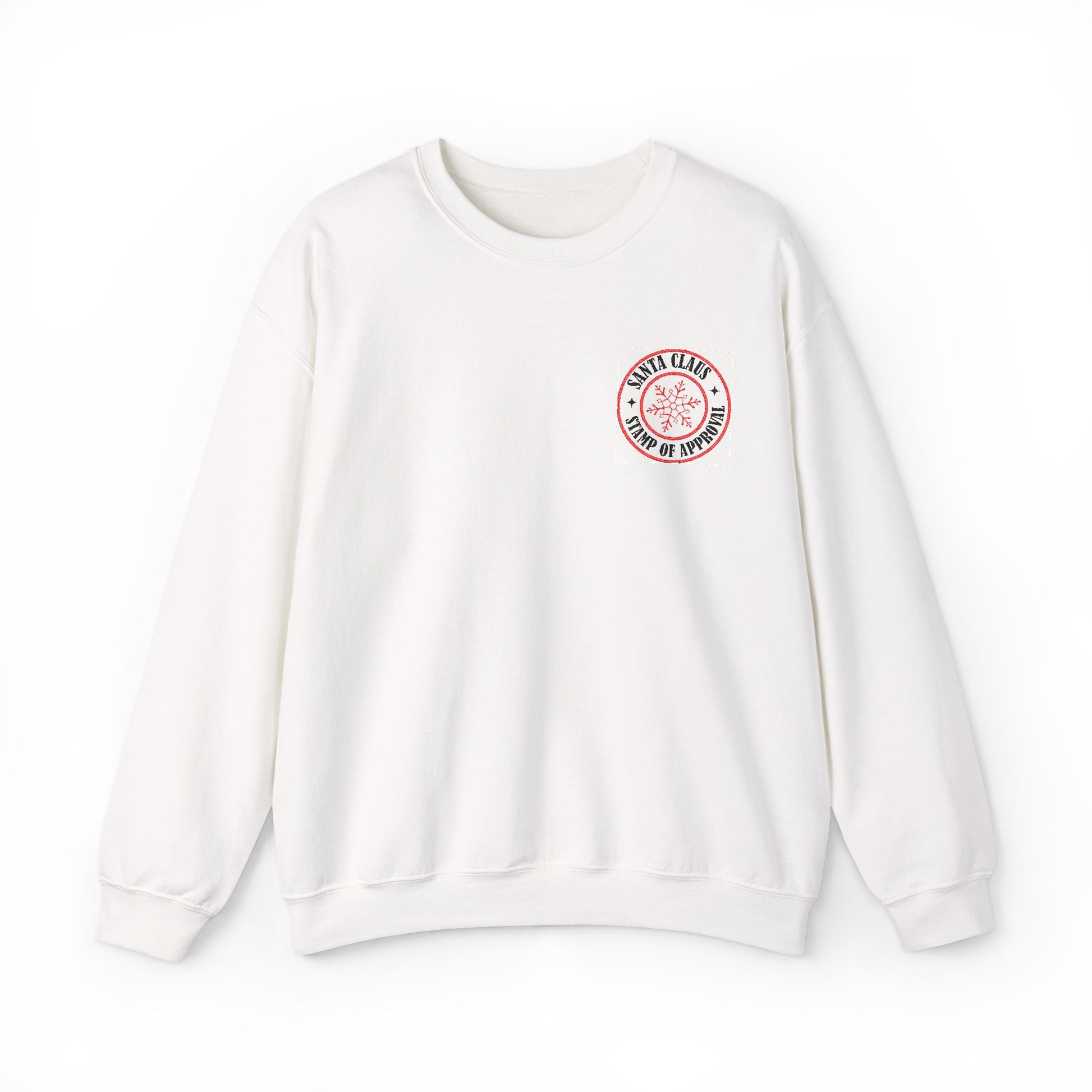 Embroidered Christmas Stamp Women's  Sweatshirt - The Eggy's store