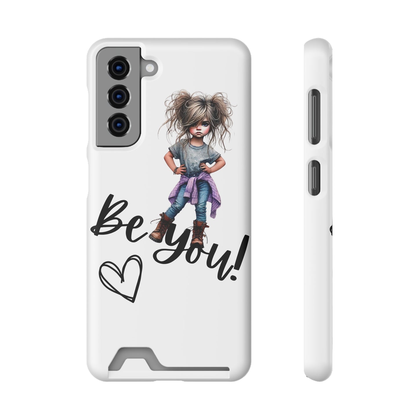 Be You Phone Case With Card Holder - Stylish and Functional Be You Phone Case - The Eggy's store