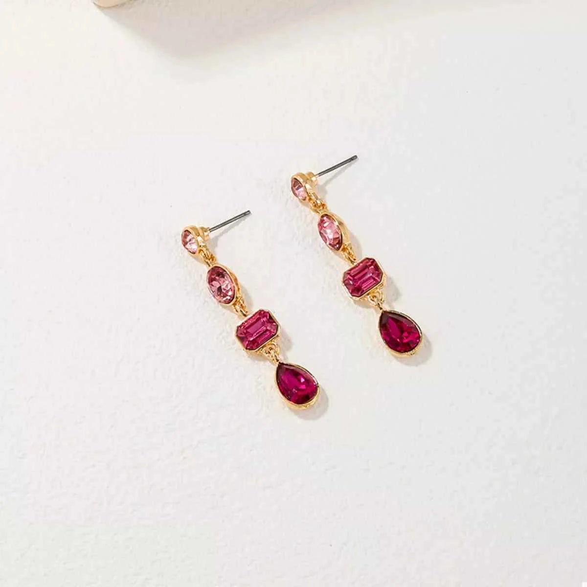 18K Gold-Plated Drop Earrings