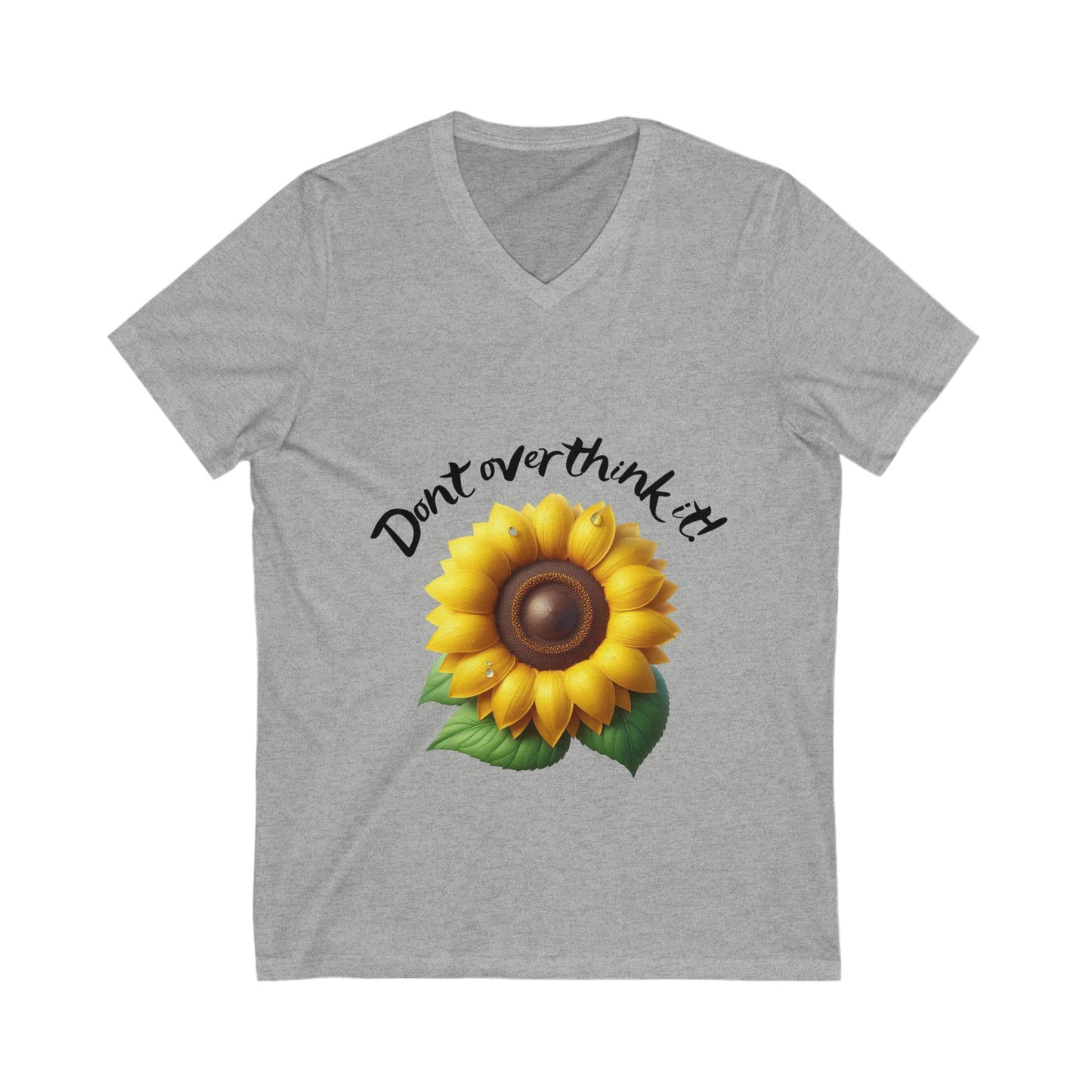 Overthink:  Short Sleeve V-Neck Women's T-shirt