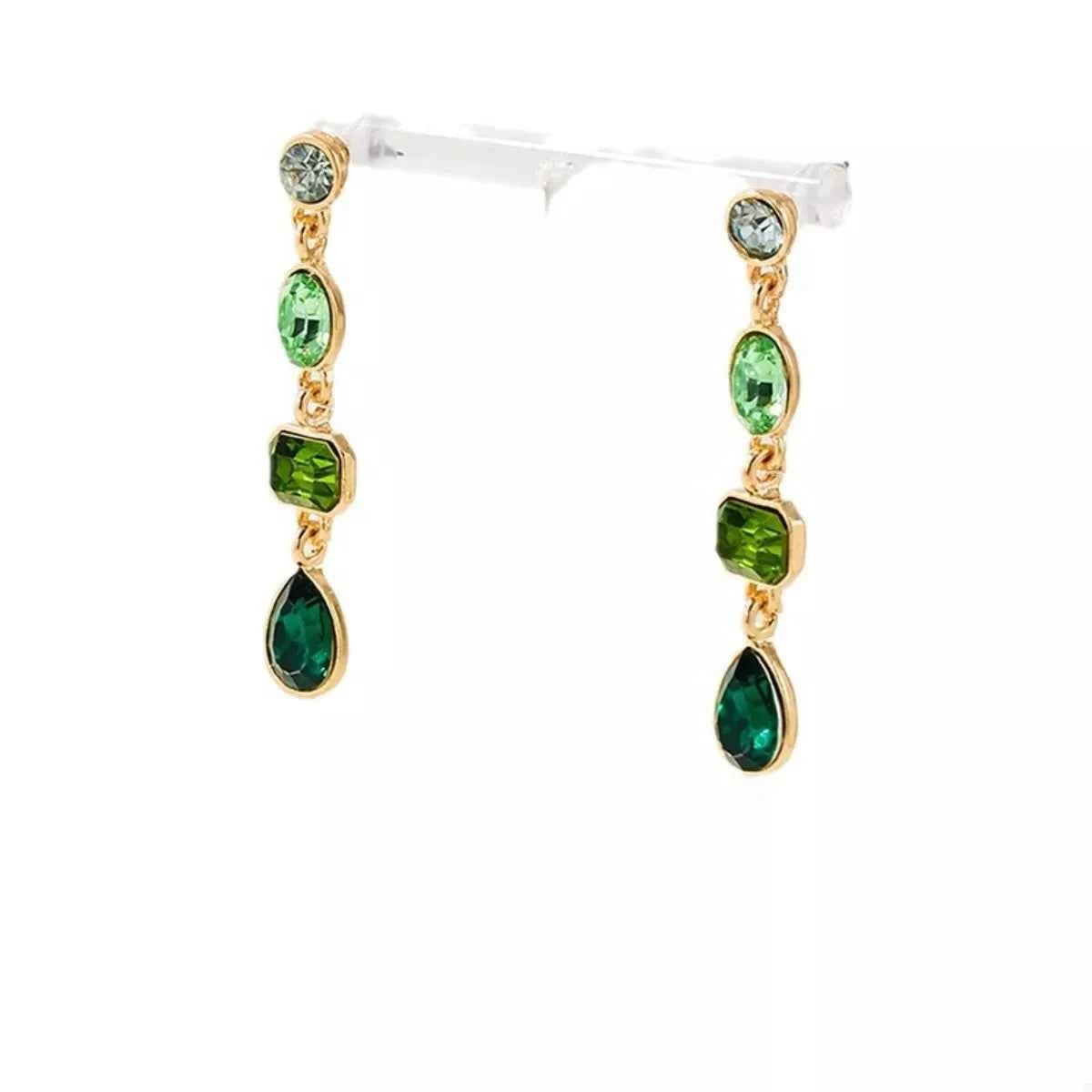 18K Gold-Plated Drop Earrings