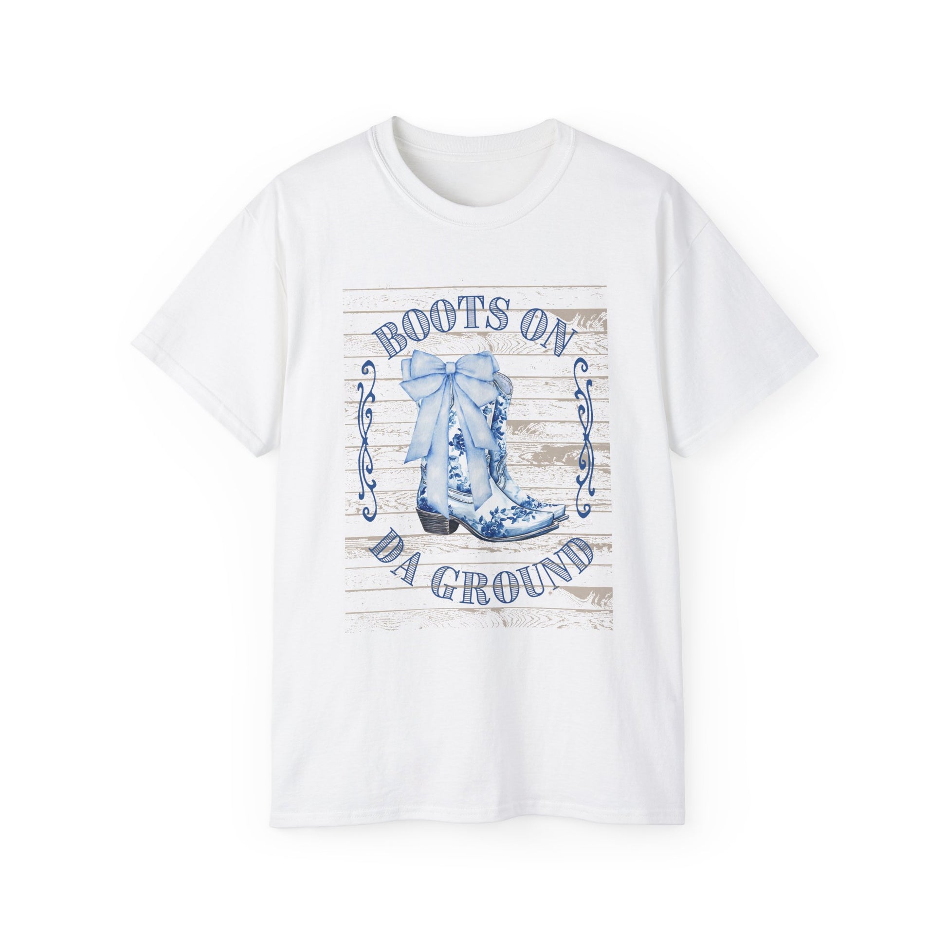 Western Song Cowboy Women's T-Shirt, Boots Graphic T-Shirt, Rural Lifestyle Top, Country Music Concert Apparel, Vintage Ranch Style Shirt - The Eggy's store