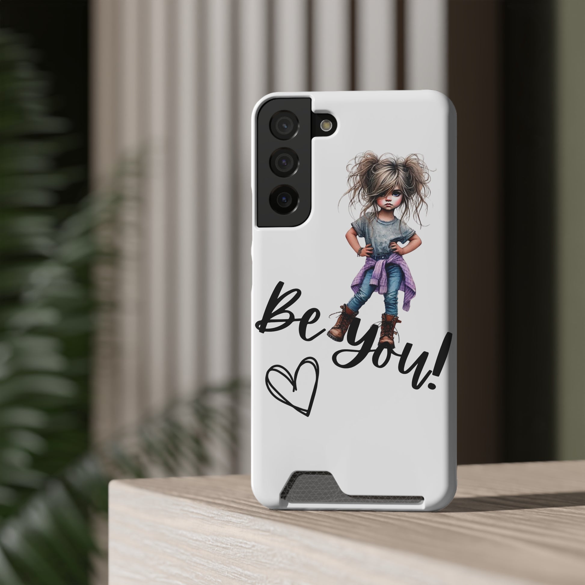 Be You Phone Case With Card Holder - Stylish and Functional Be You Phone Case - The Eggy's store