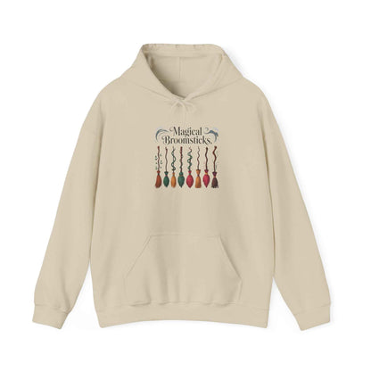 Magical Broomsticks Hoodie - Cozy Unisex Heavy Blend Sweatshirt for Wizarding Fans, Ideal for Halloween, Gifts, and [...]
