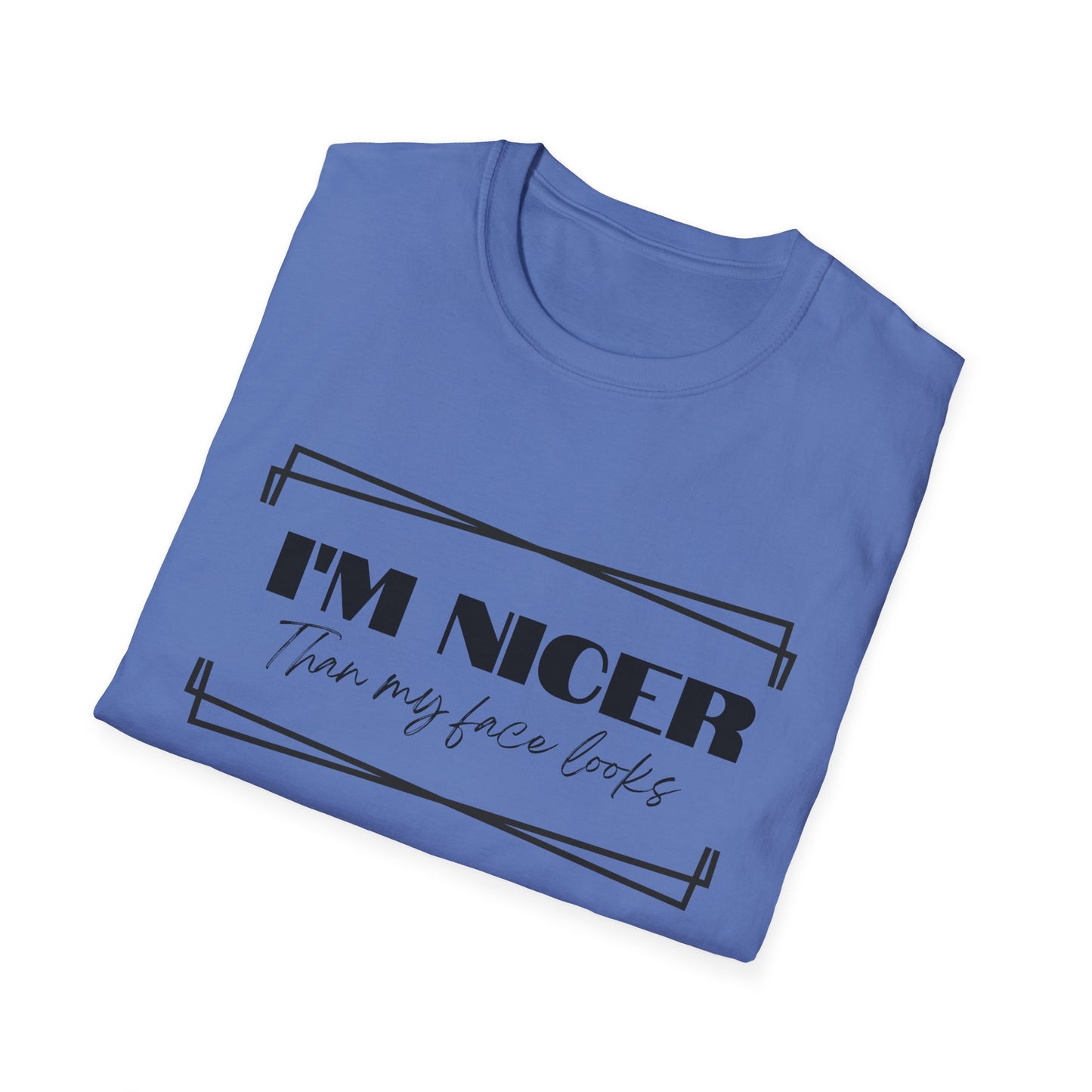 Nicer than My Face T-Shirt - Stylish and Fun Women's T-shirt