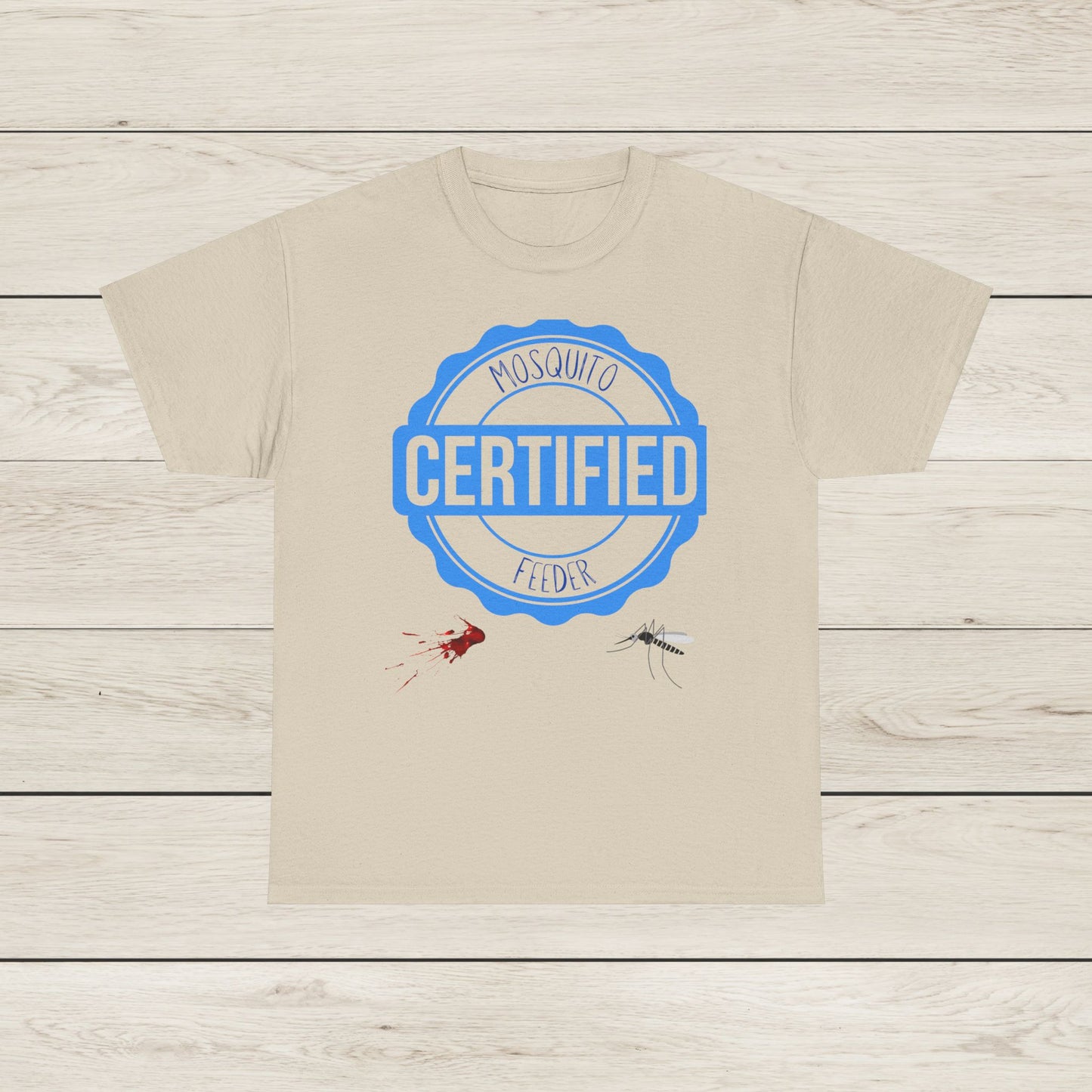 Mosquito Certified Women's T-Shirt, Funny Summer Shirt, Humorous Tee