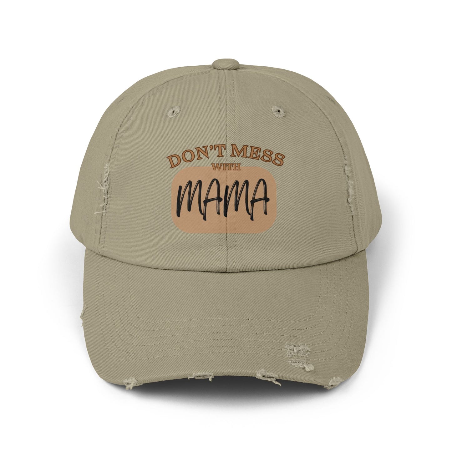 Mama Adult Distressed Hat - Stylish Comfort for Everyone