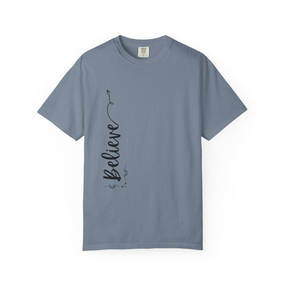 Believe Women's T-shirt for Adults - Inspirational Apparel - The Eggy's store